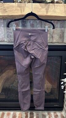 Lululemon Train Time Leggings Purple Vintage Grape Size 4